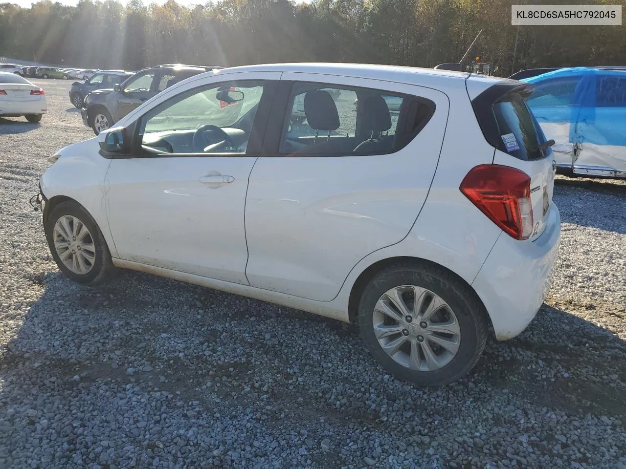 2017 Chevrolet Spark 1Lt VIN: KL8CD6SA5HC792045 Lot: 80437064