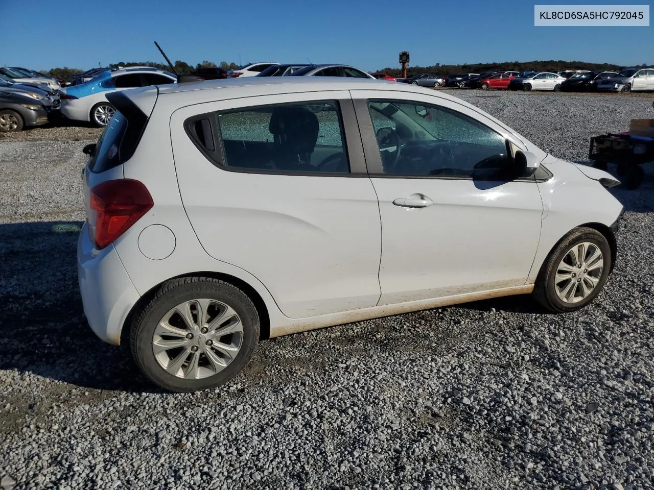 2017 Chevrolet Spark 1Lt VIN: KL8CD6SA5HC792045 Lot: 80437064