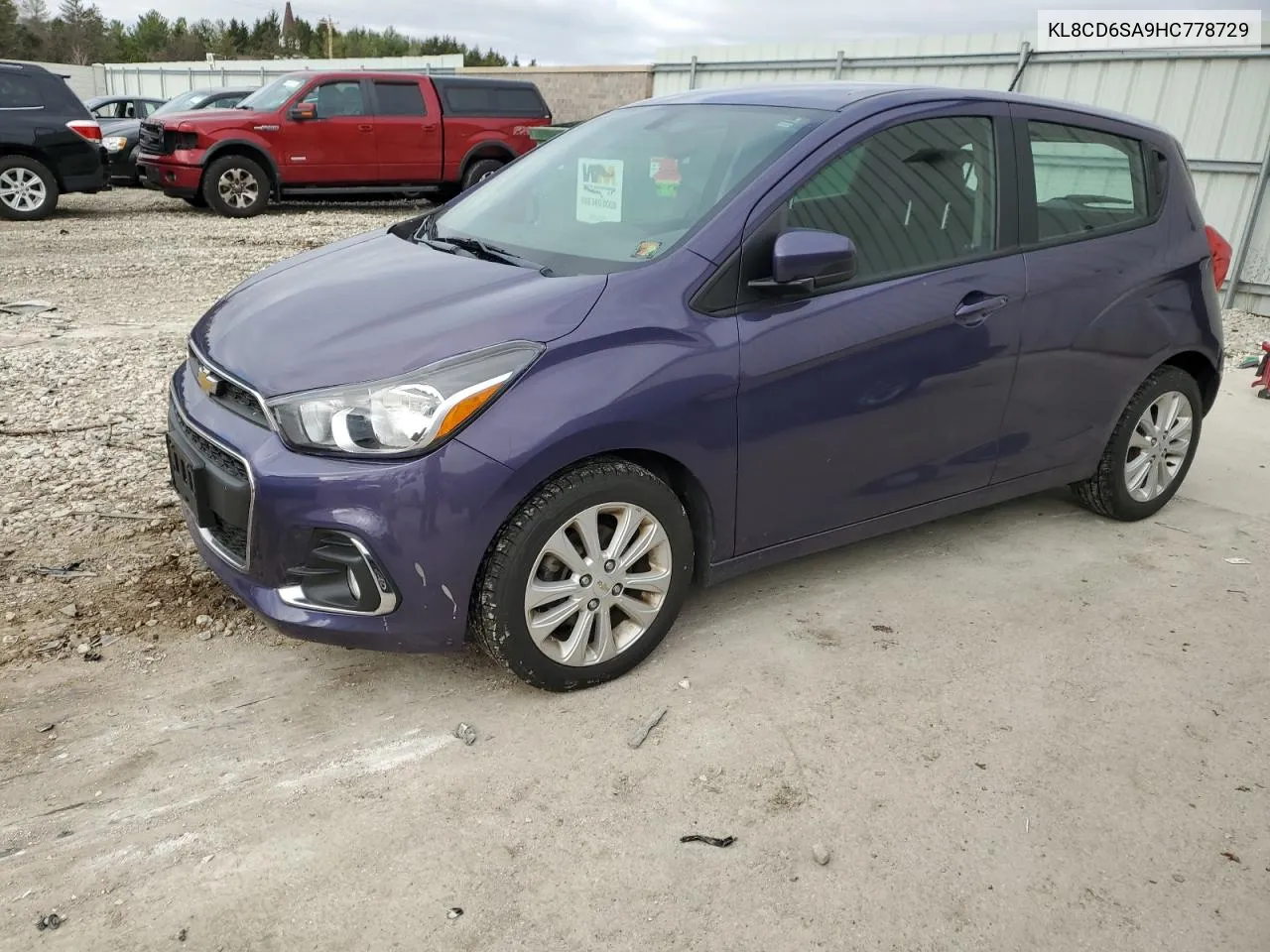 2017 Chevrolet Spark 1Lt VIN: KL8CD6SA9HC778729 Lot: 80582644