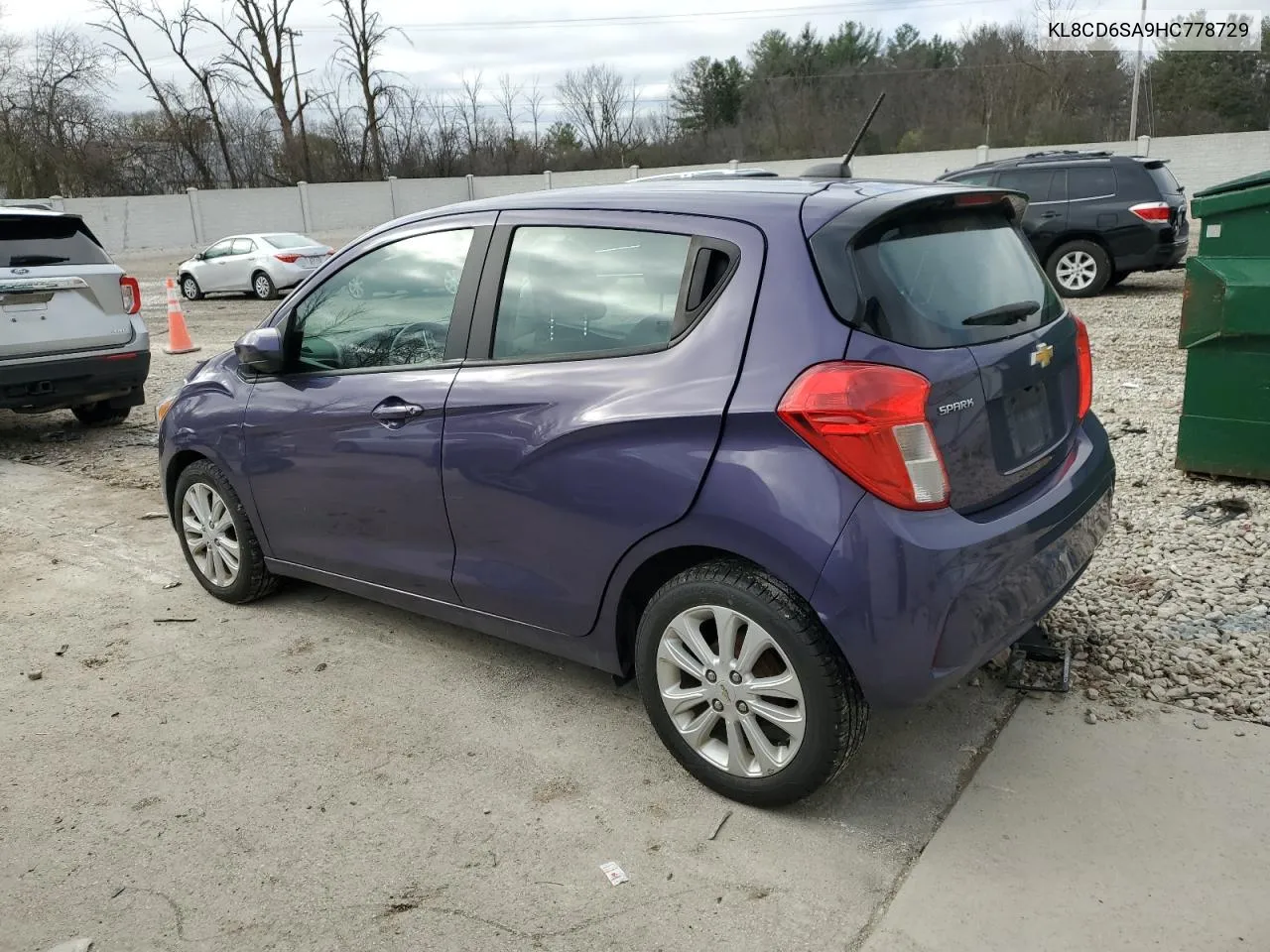 2017 Chevrolet Spark 1Lt VIN: KL8CD6SA9HC778729 Lot: 80582644