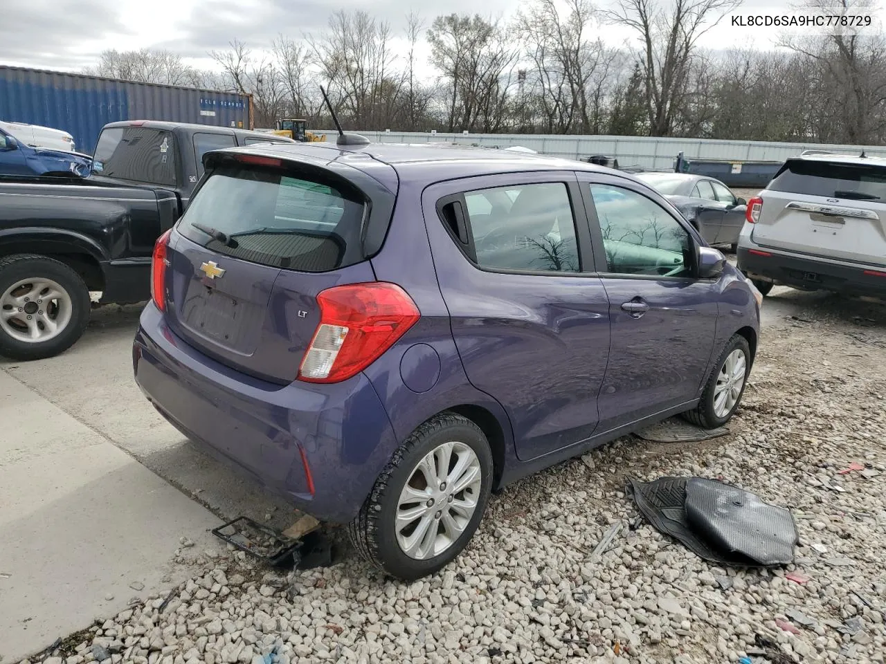 2017 Chevrolet Spark 1Lt VIN: KL8CD6SA9HC778729 Lot: 80582644