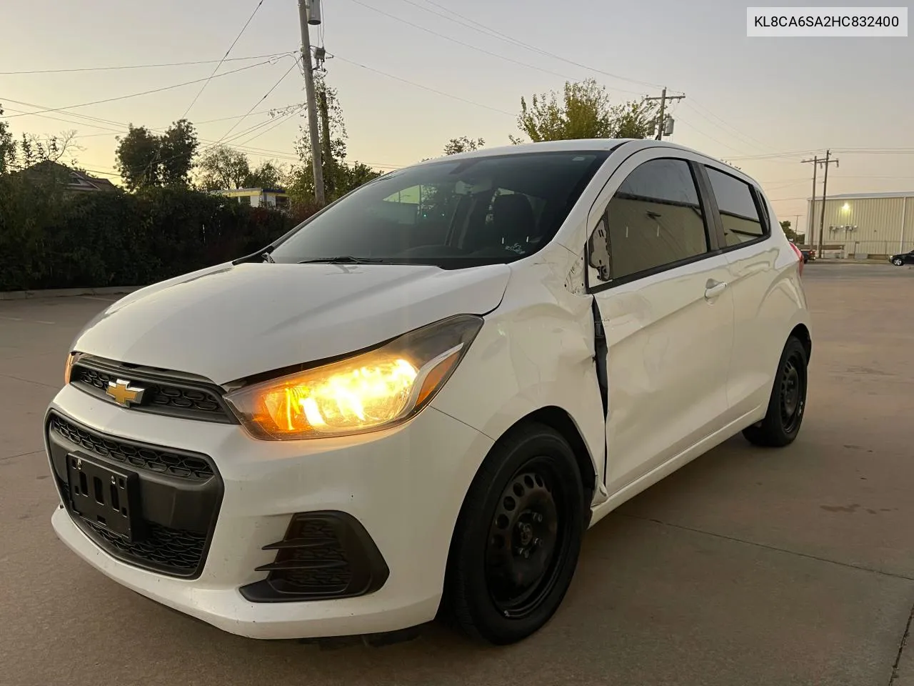 2017 Chevrolet Spark Ls VIN: KL8CA6SA2HC832400 Lot: 80999134