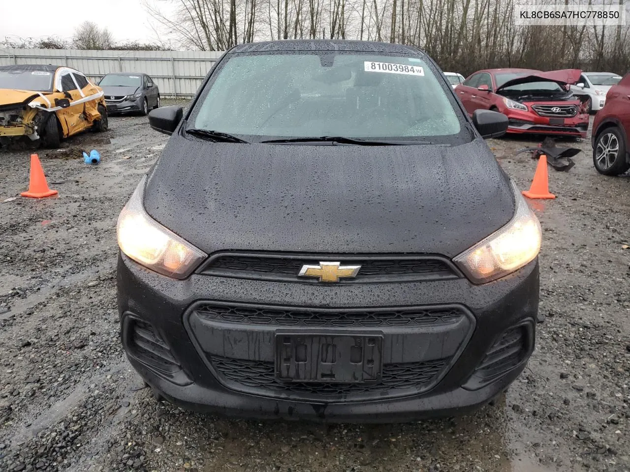 2017 Chevrolet Spark Ls VIN: KL8CB6SA7HC778850 Lot: 81003984