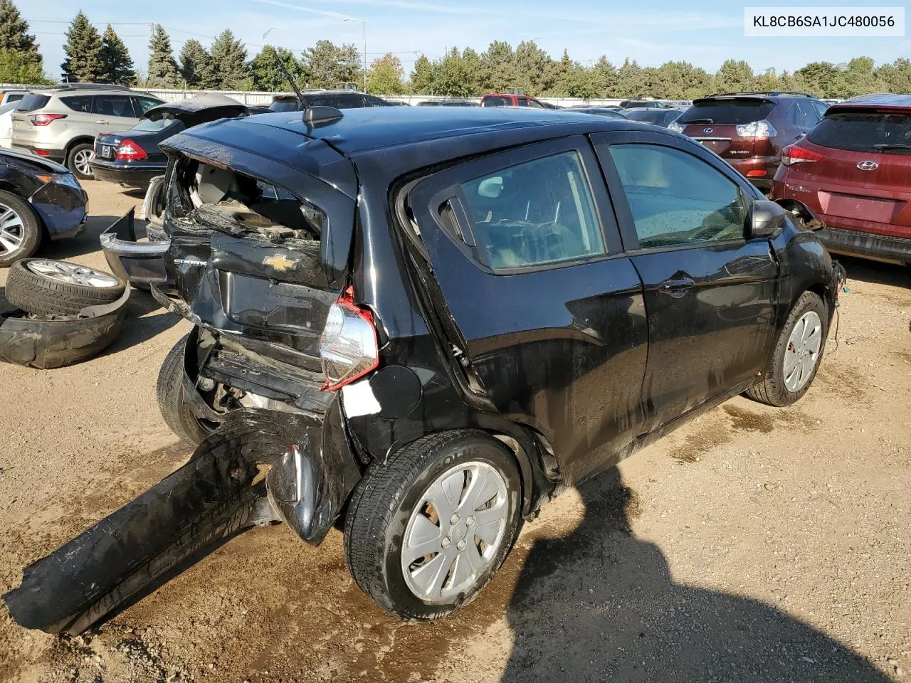 2018 Chevrolet Spark Ls VIN: KL8CB6SA1JC480056 Lot: 58260504