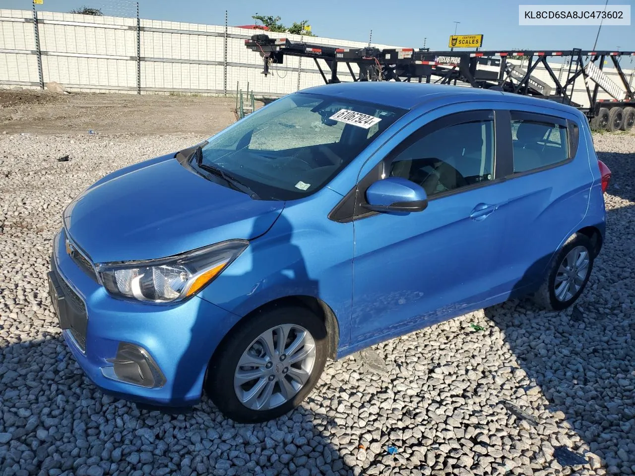 2018 Chevrolet Spark 1Lt VIN: KL8CD6SA8JC473602 Lot: 61067924