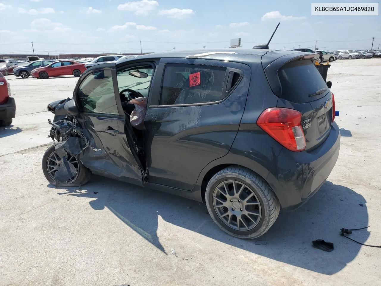 2018 Chevrolet Spark Ls VIN: KL8CB6SA1JC469820 Lot: 68875794