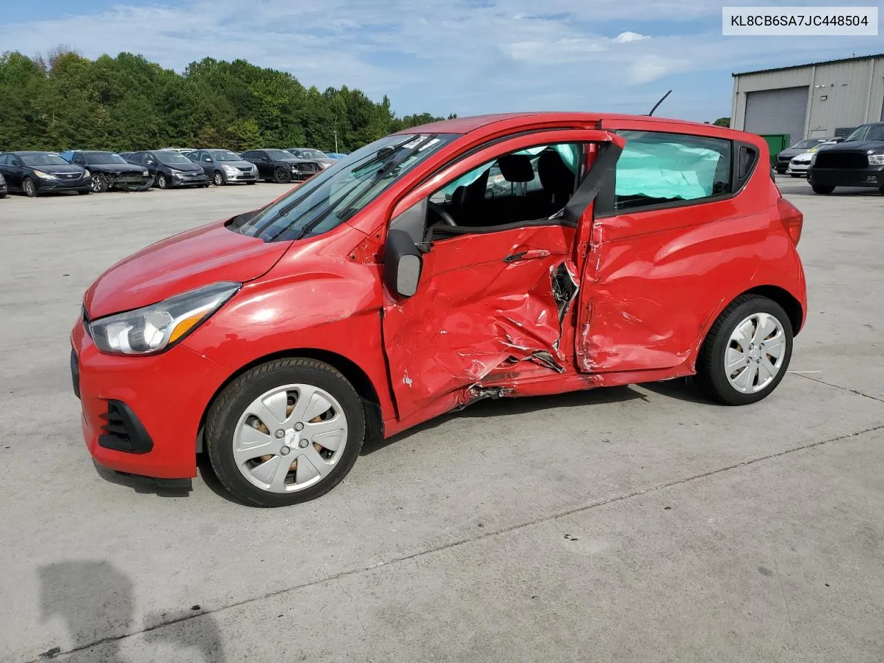 2018 Chevrolet Spark Ls VIN: KL8CB6SA7JC448504 Lot: 69996104