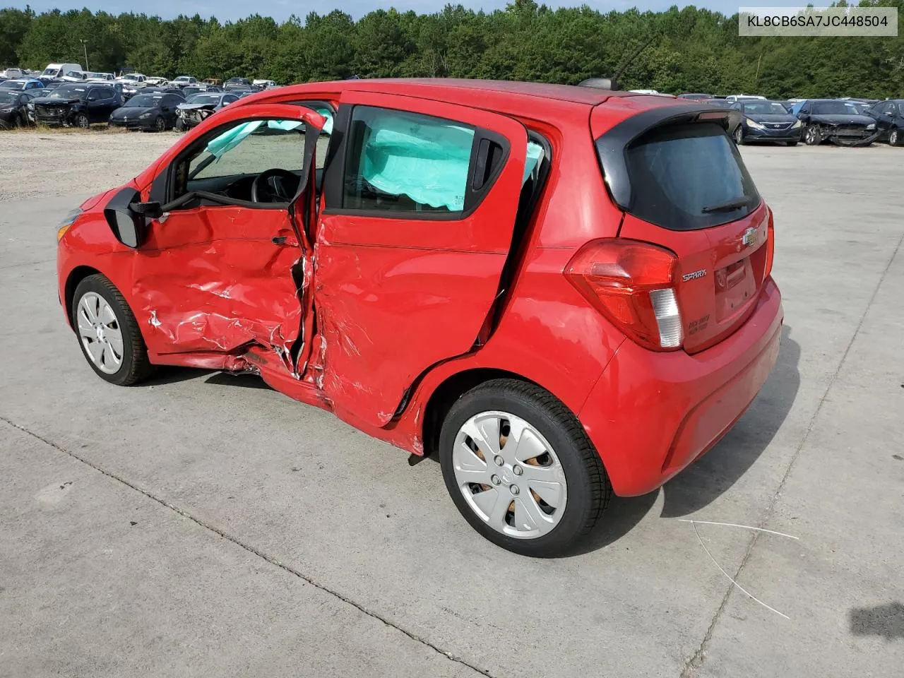 2018 Chevrolet Spark Ls VIN: KL8CB6SA7JC448504 Lot: 69996104