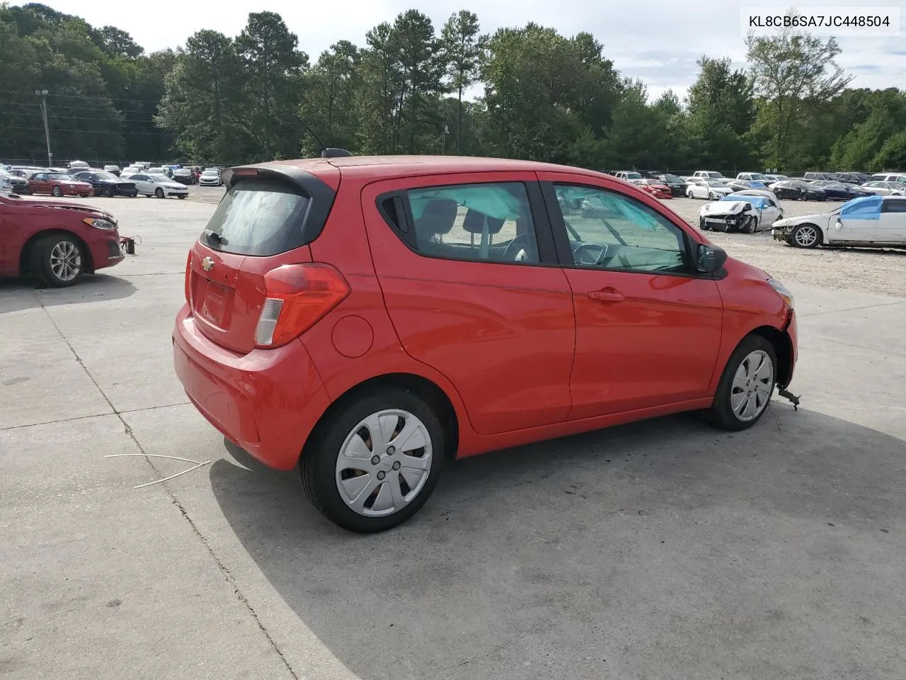 2018 Chevrolet Spark Ls VIN: KL8CB6SA7JC448504 Lot: 69996104