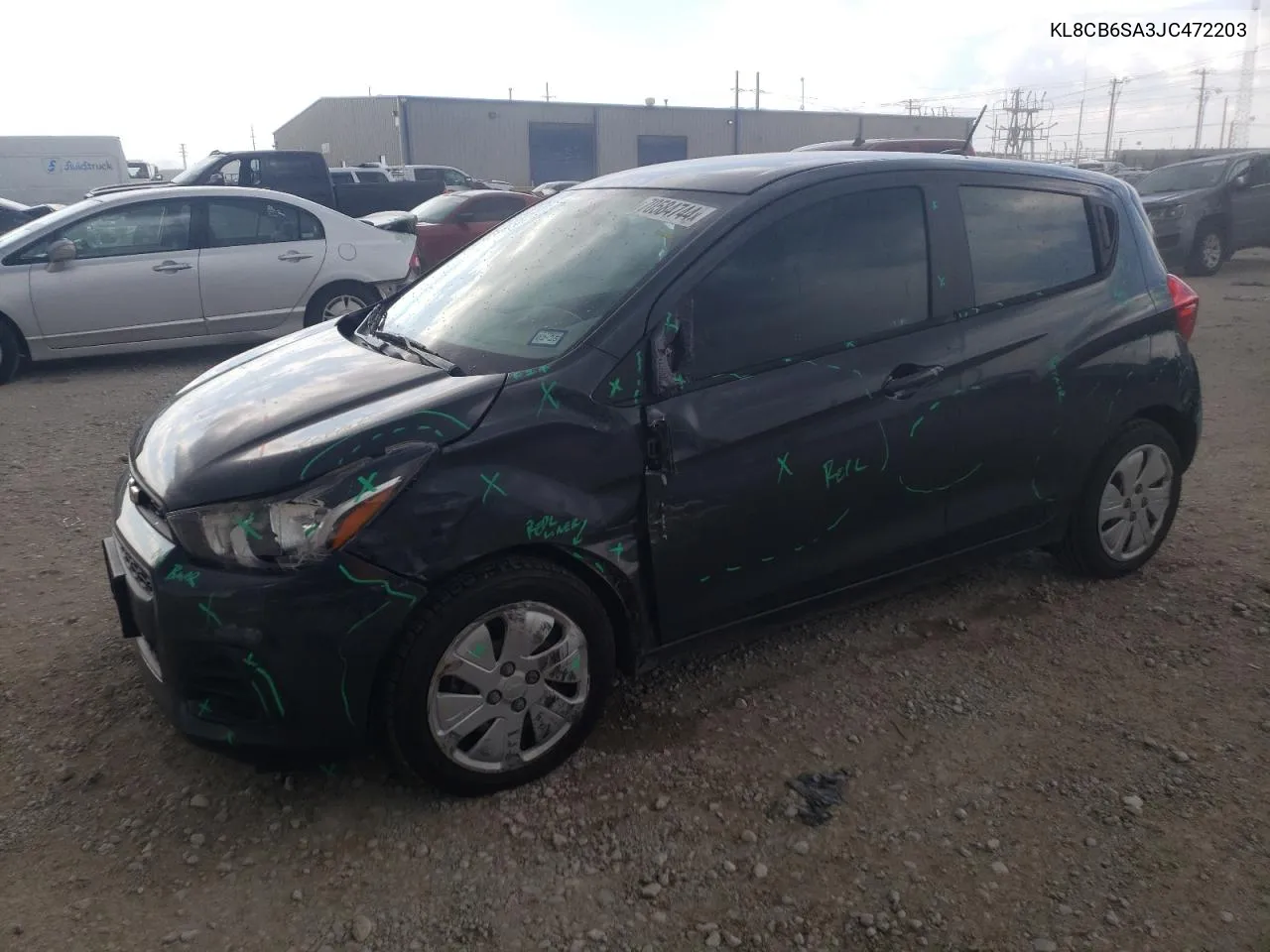 KL8CB6SA3JC472203 2018 Chevrolet Spark Ls