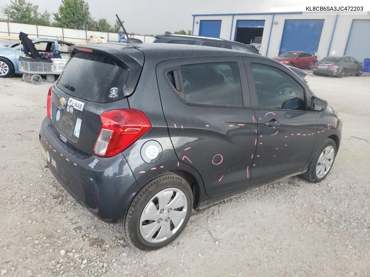 KL8CB6SA3JC472203 2018 Chevrolet Spark Ls