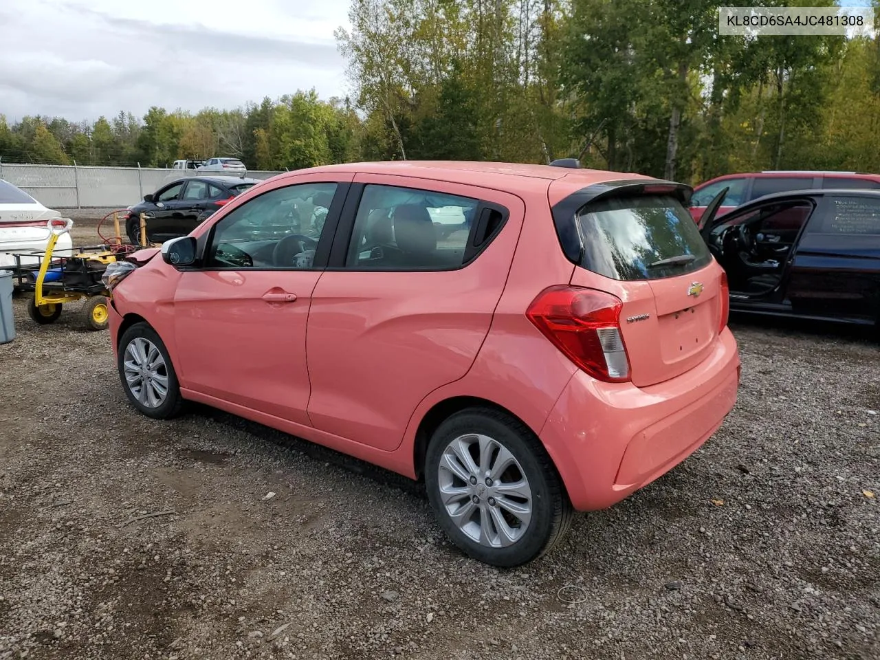 2018 Chevrolet Spark 1Lt VIN: KL8CD6SA4JC481308 Lot: 73009724