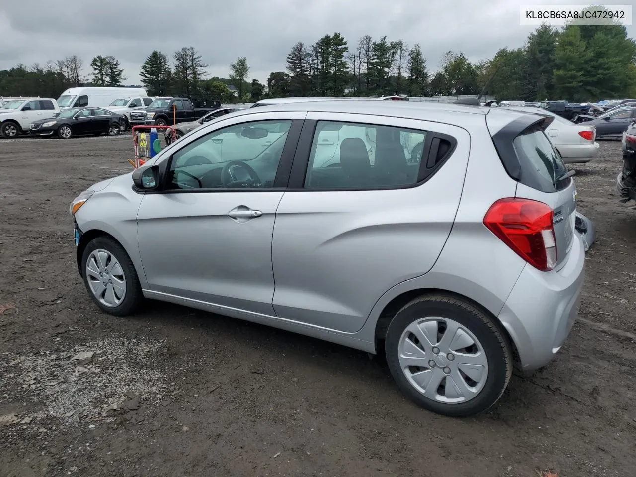 2018 Chevrolet Spark Ls VIN: KL8CB6SA8JC472942 Lot: 73268534