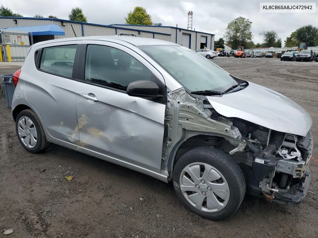 2018 Chevrolet Spark Ls VIN: KL8CB6SA8JC472942 Lot: 73268534