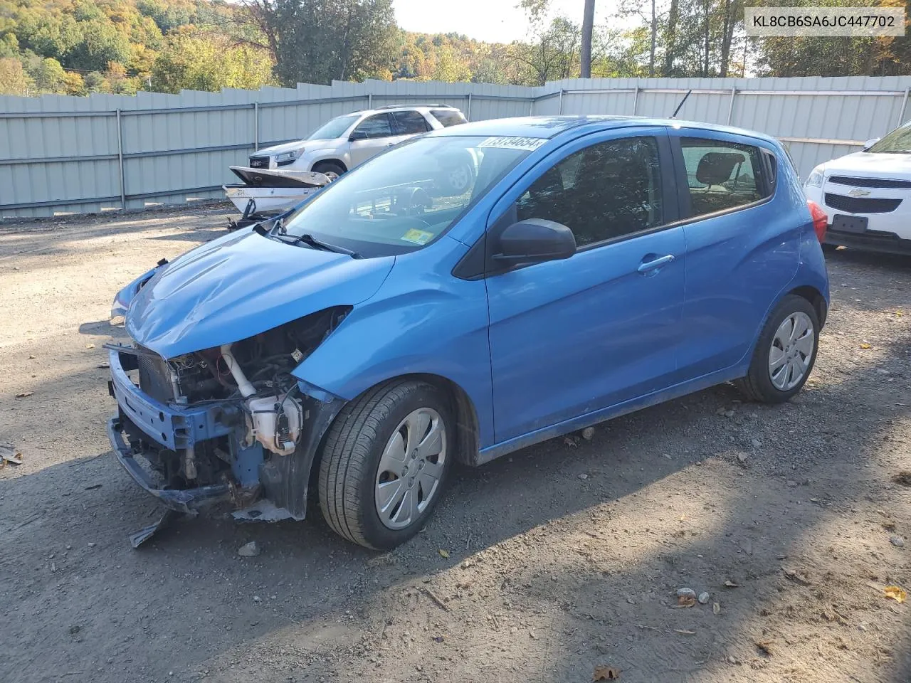 2018 Chevrolet Spark Ls VIN: KL8CB6SA6JC447702 Lot: 73734654