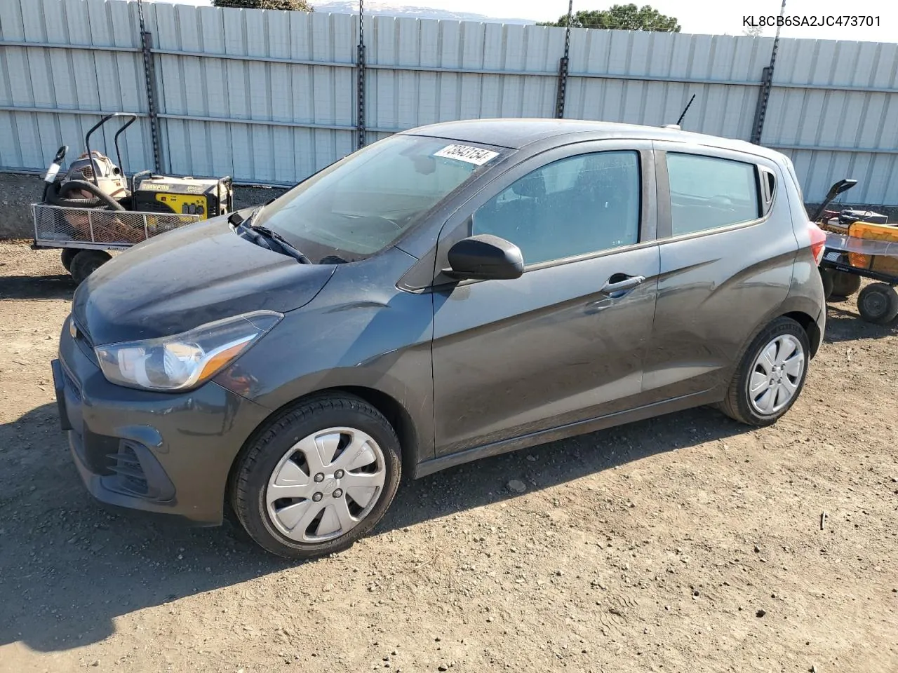 2018 Chevrolet Spark Ls VIN: KL8CB6SA2JC473701 Lot: 74624394