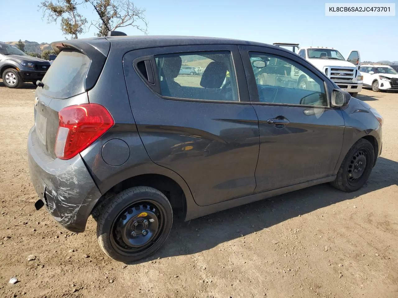 2018 Chevrolet Spark Ls VIN: KL8CB6SA2JC473701 Lot: 74624394