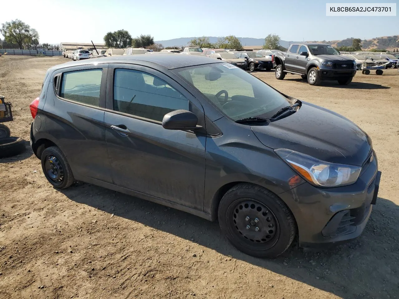 2018 Chevrolet Spark Ls VIN: KL8CB6SA2JC473701 Lot: 74624394