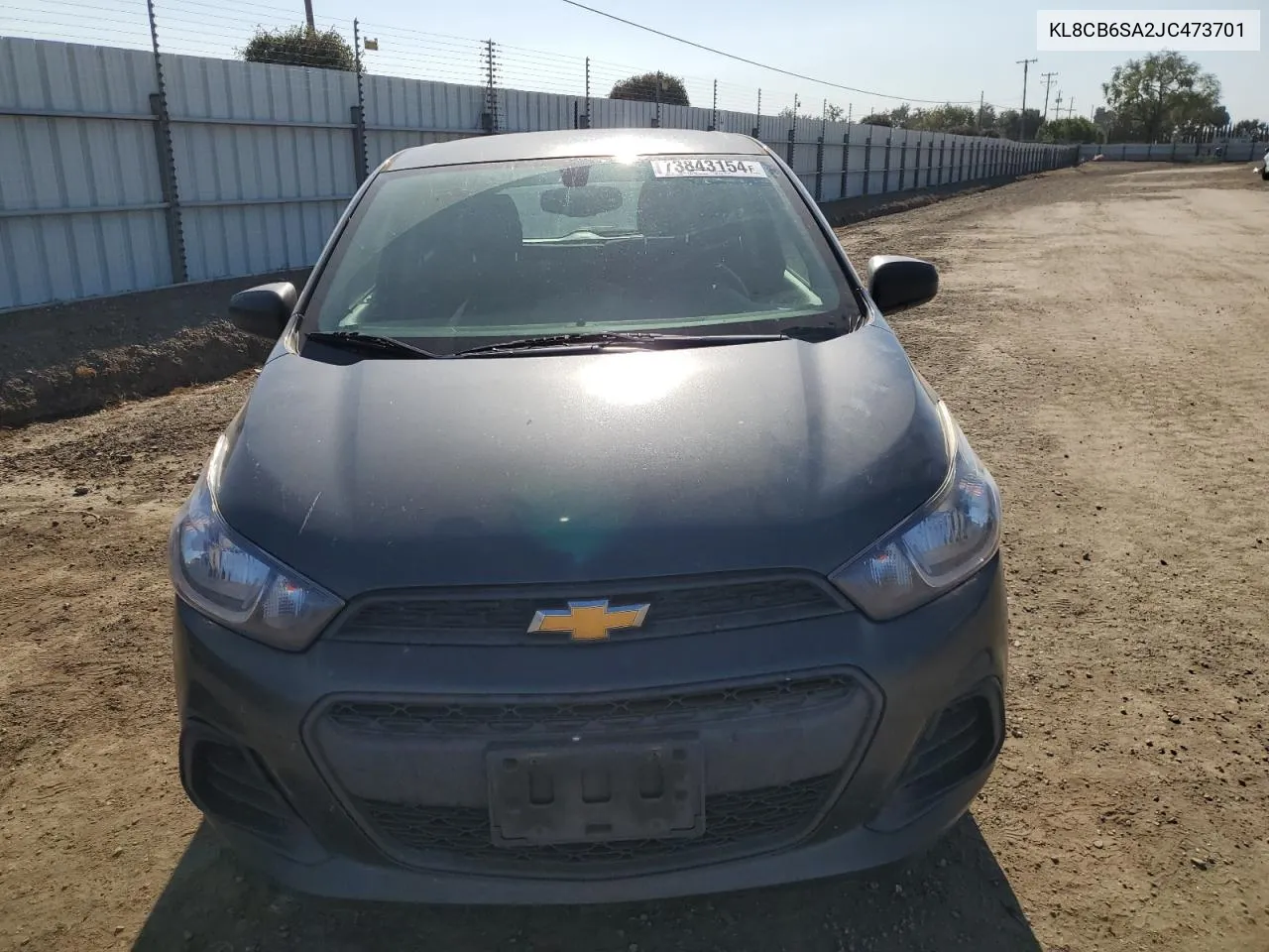 2018 Chevrolet Spark Ls VIN: KL8CB6SA2JC473701 Lot: 74624394