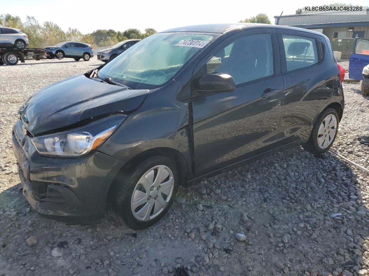 2018 Chevrolet Spark Ls VIN: KL8CB6SA4JC483288 Lot: 74730014