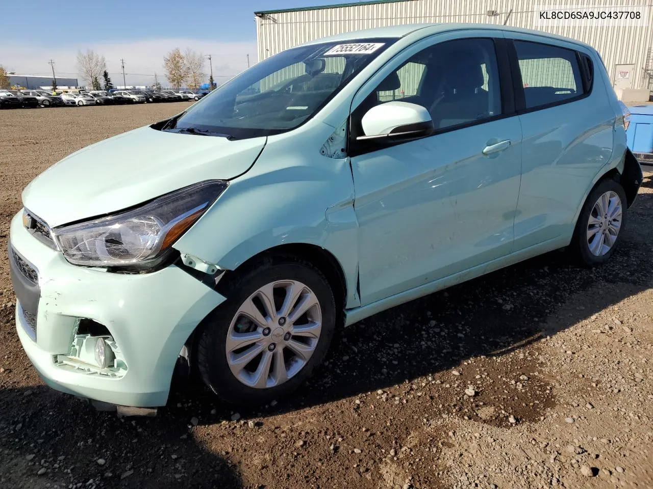 2018 Chevrolet Spark 1Lt VIN: KL8CD6SA9JC437708 Lot: 75552164