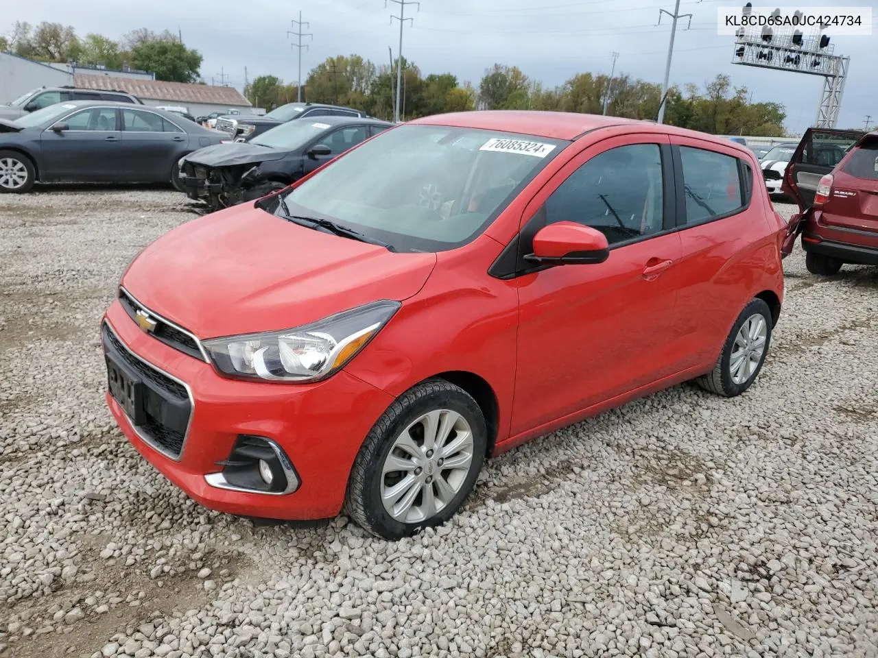 2018 Chevrolet Spark 1Lt VIN: KL8CD6SA0JC424734 Lot: 76085324