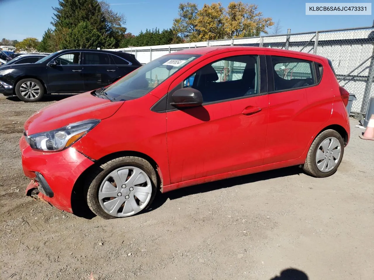 2018 Chevrolet Spark Ls VIN: KL8CB6SA6JC473331 Lot: 76868654