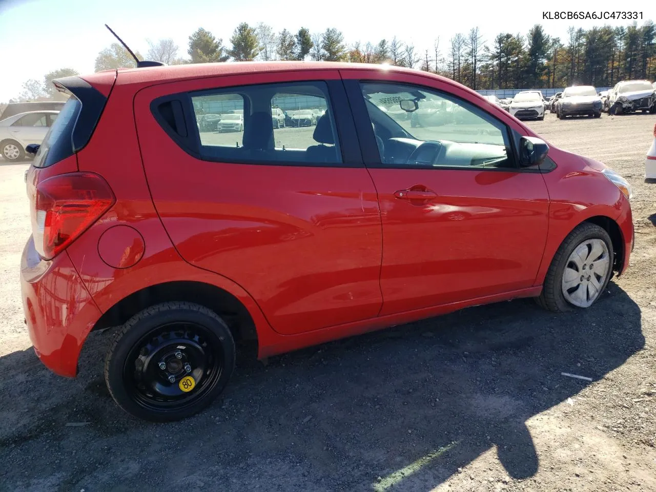 2018 Chevrolet Spark Ls VIN: KL8CB6SA6JC473331 Lot: 76868654