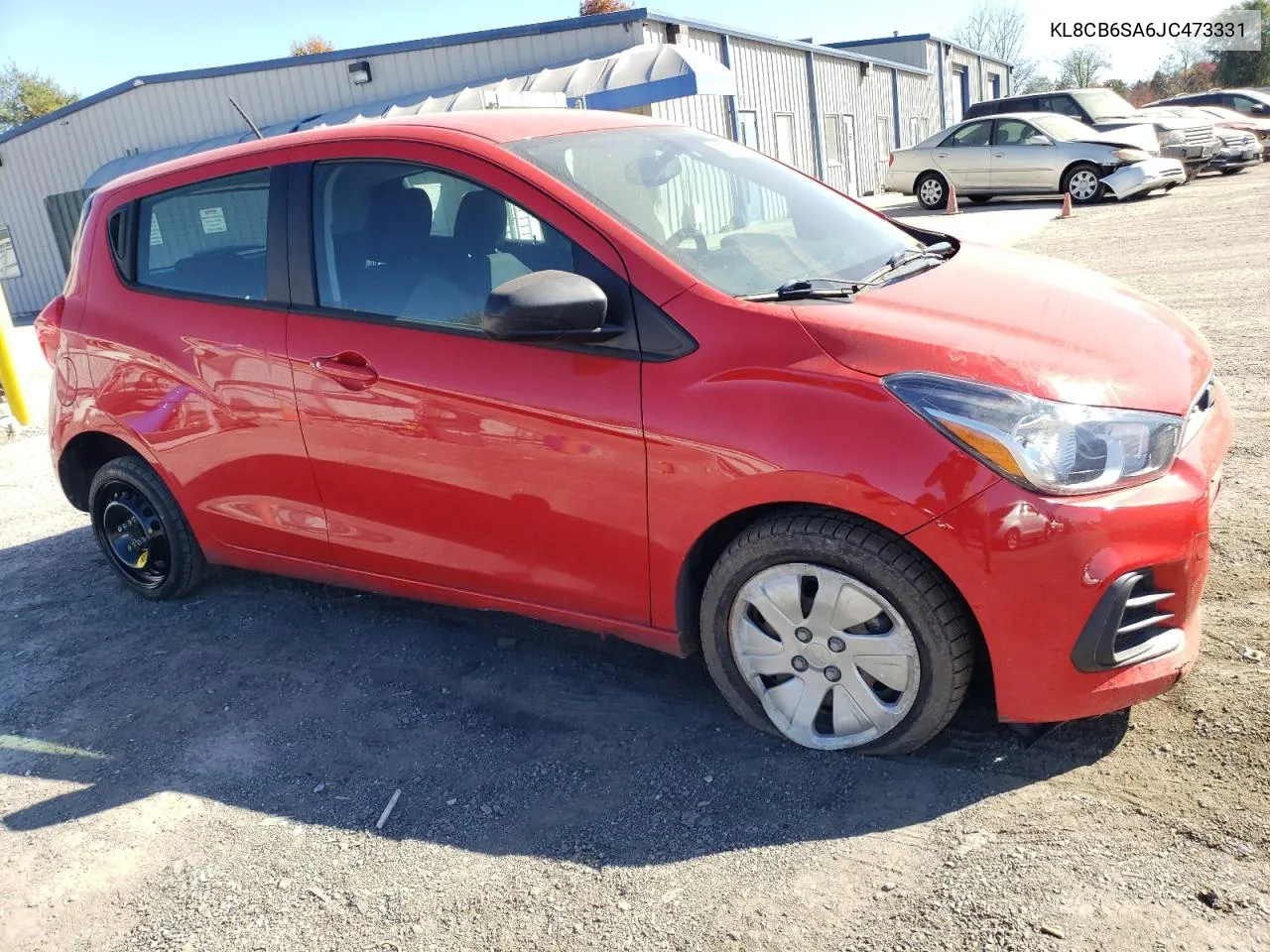 2018 Chevrolet Spark Ls VIN: KL8CB6SA6JC473331 Lot: 76868654