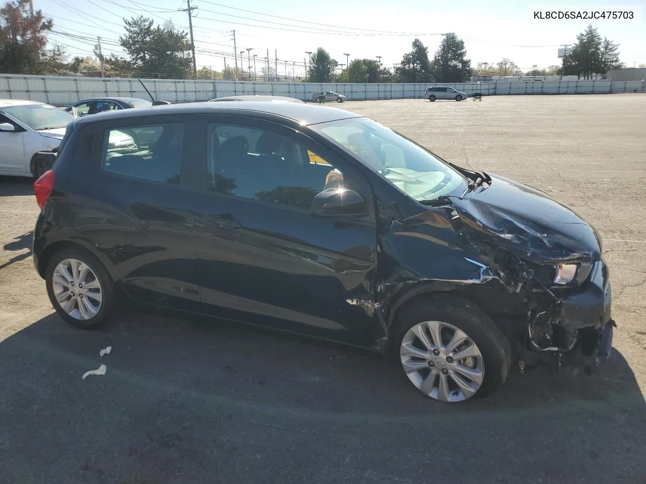 2018 Chevrolet Spark 1Lt VIN: KL8CD6SA2JC475703 Lot: 76944604