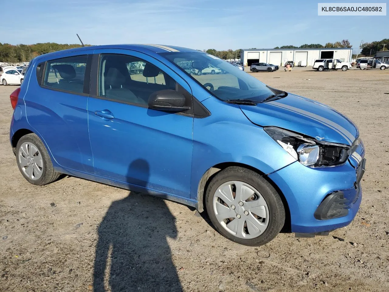 KL8CB6SA0JC480582 2018 Chevrolet Spark Ls