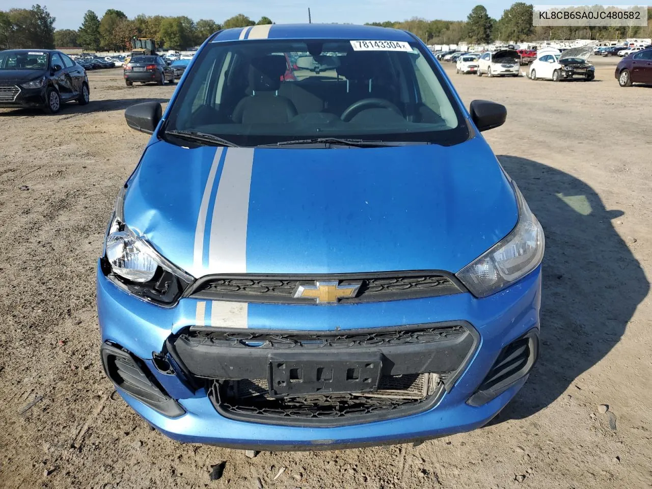 KL8CB6SA0JC480582 2018 Chevrolet Spark Ls