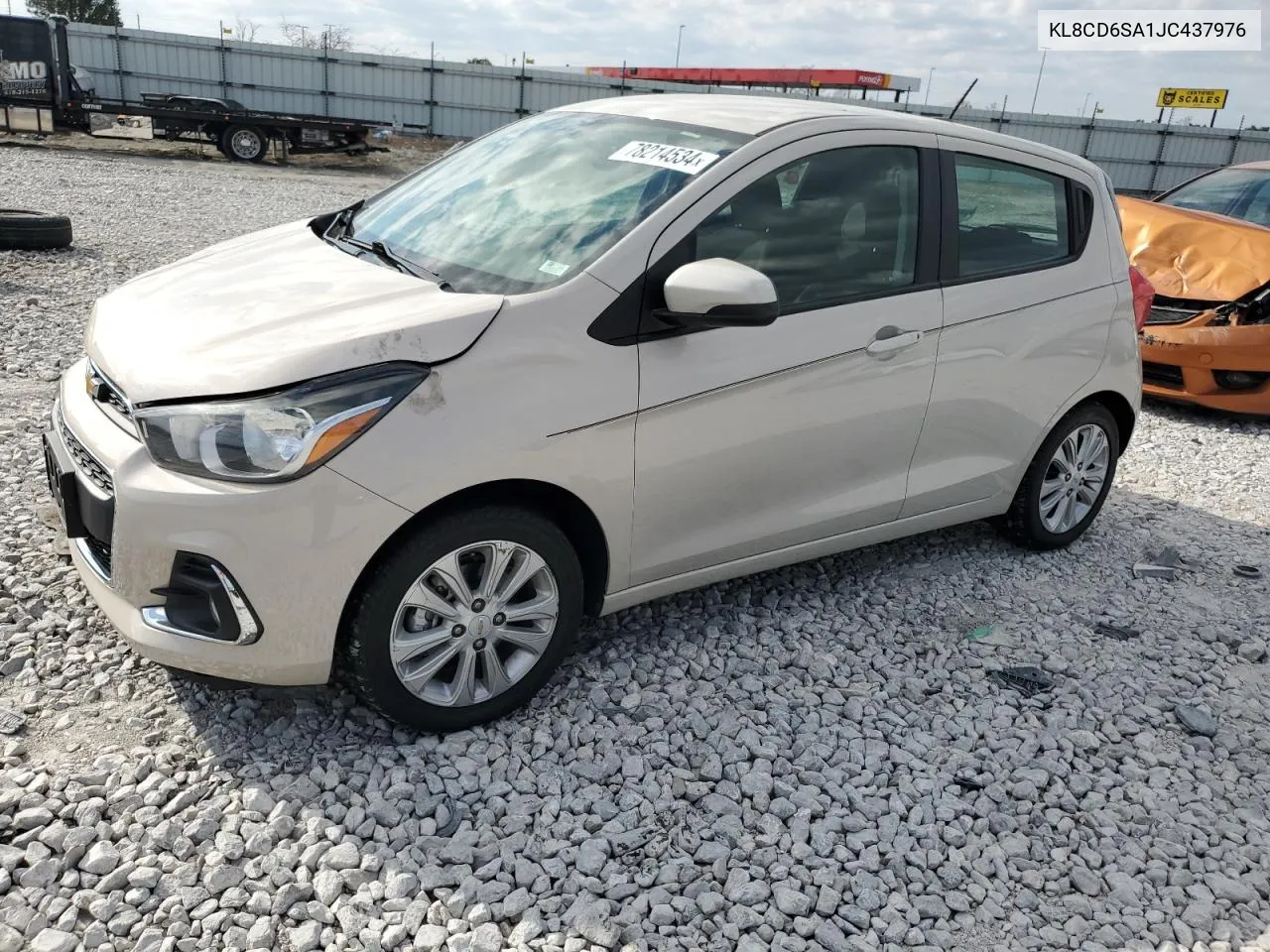 2018 Chevrolet Spark 1Lt VIN: KL8CD6SA1JC437976 Lot: 78214534