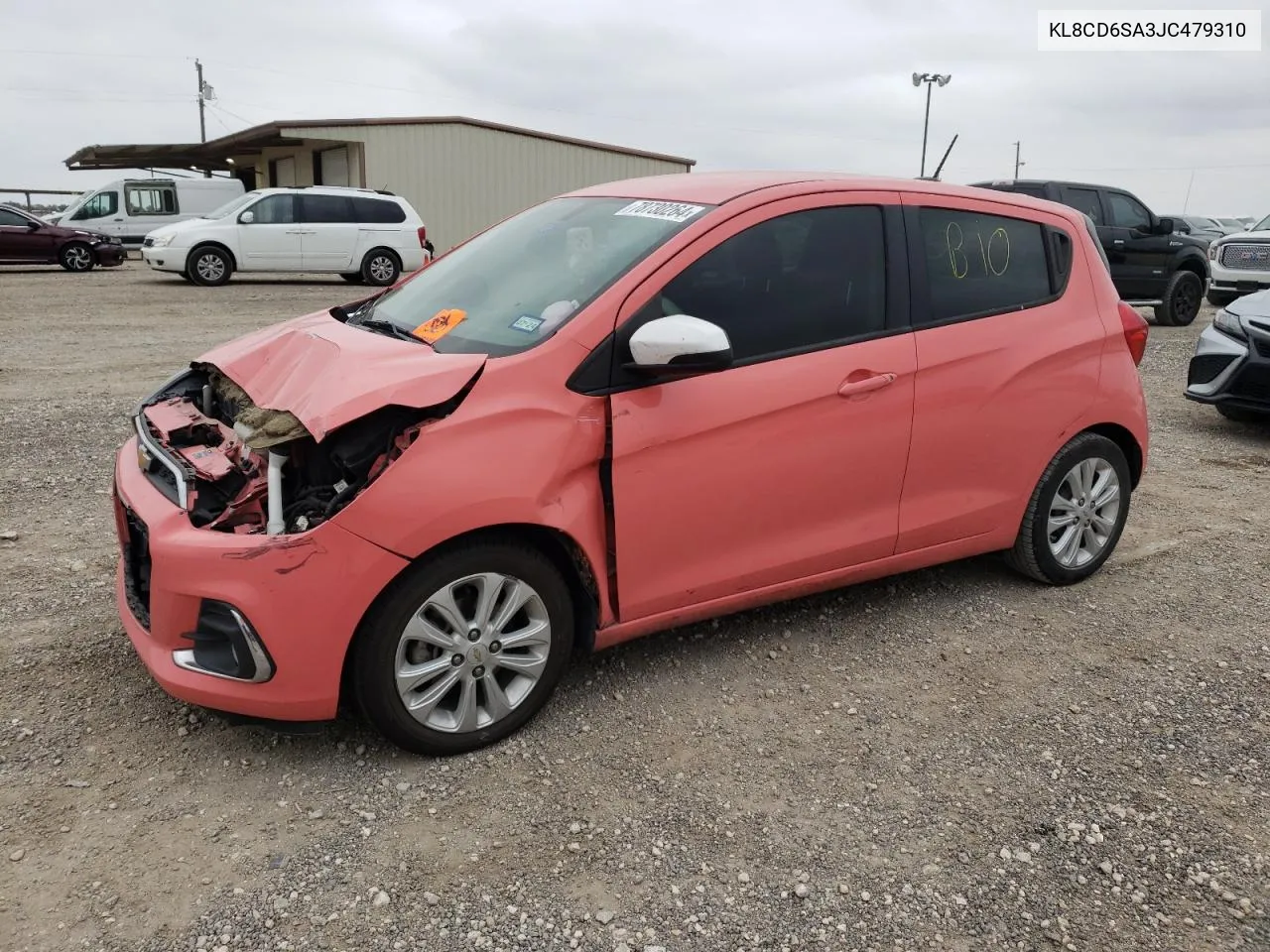 2018 Chevrolet Spark 1Lt VIN: KL8CD6SA3JC479310 Lot: 78730264