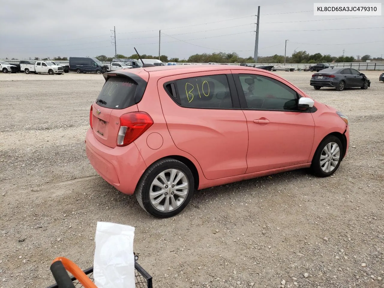 2018 Chevrolet Spark 1Lt VIN: KL8CD6SA3JC479310 Lot: 78730264