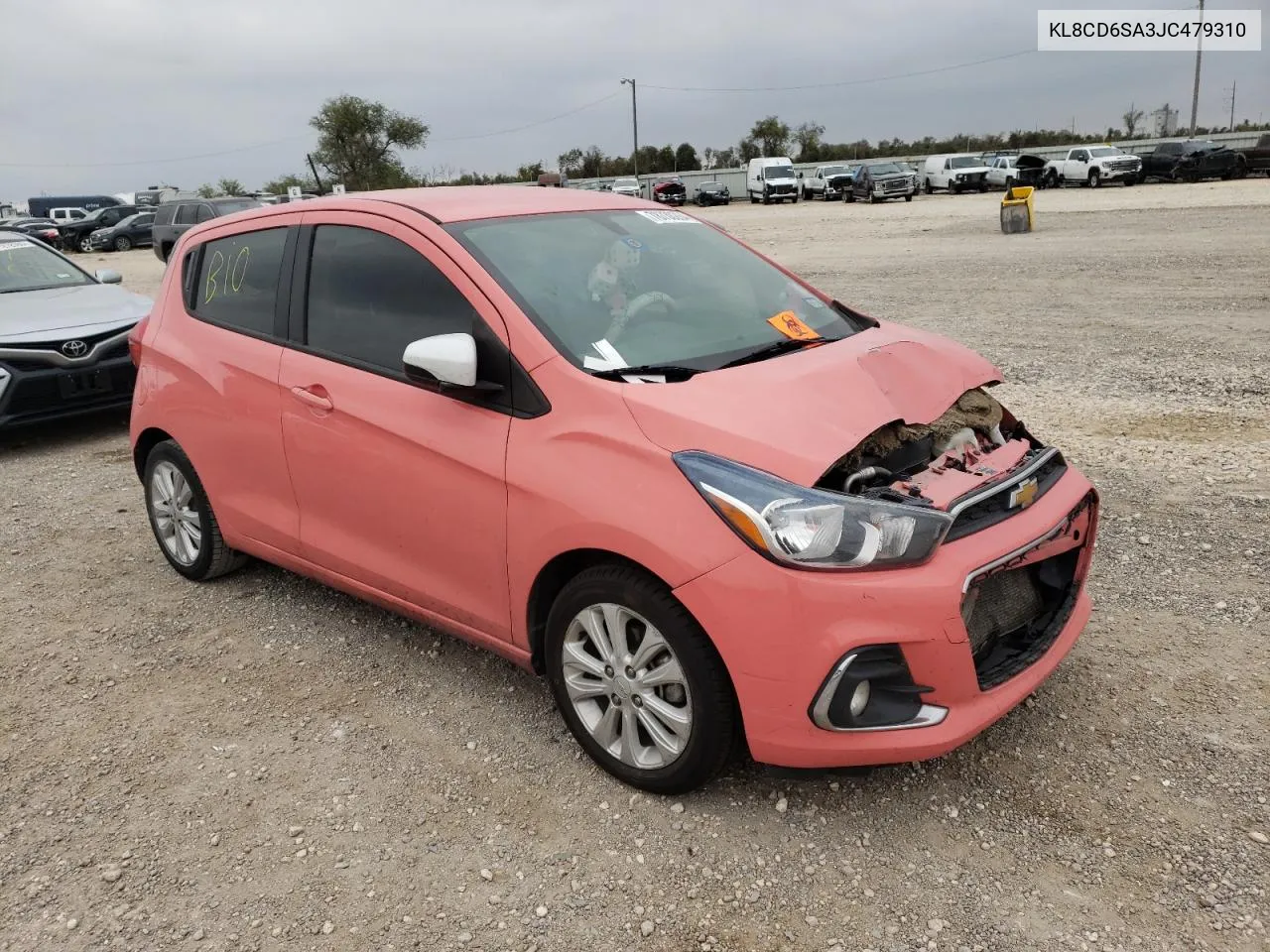 2018 Chevrolet Spark 1Lt VIN: KL8CD6SA3JC479310 Lot: 78730264