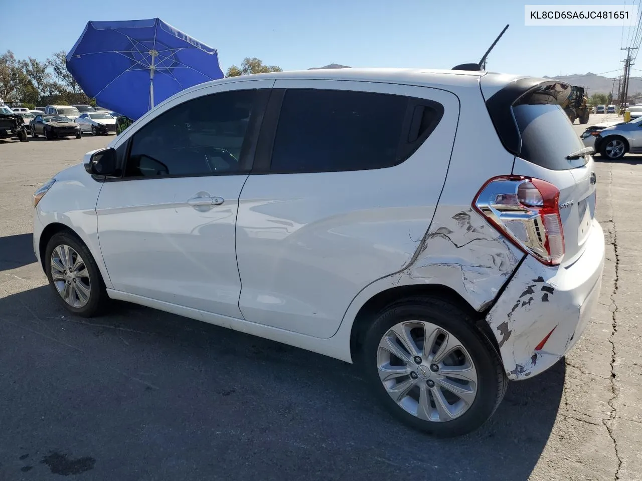 2018 Chevrolet Spark 1Lt VIN: KL8CD6SA6JC481651 Lot: 79769684