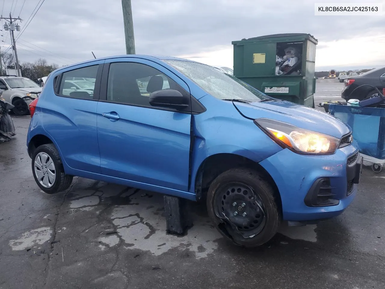 2018 Chevrolet Spark Ls VIN: KL8CB6SA2JC425163 Lot: 80509174