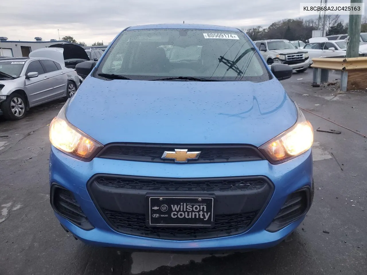 2018 Chevrolet Spark Ls VIN: KL8CB6SA2JC425163 Lot: 80509174