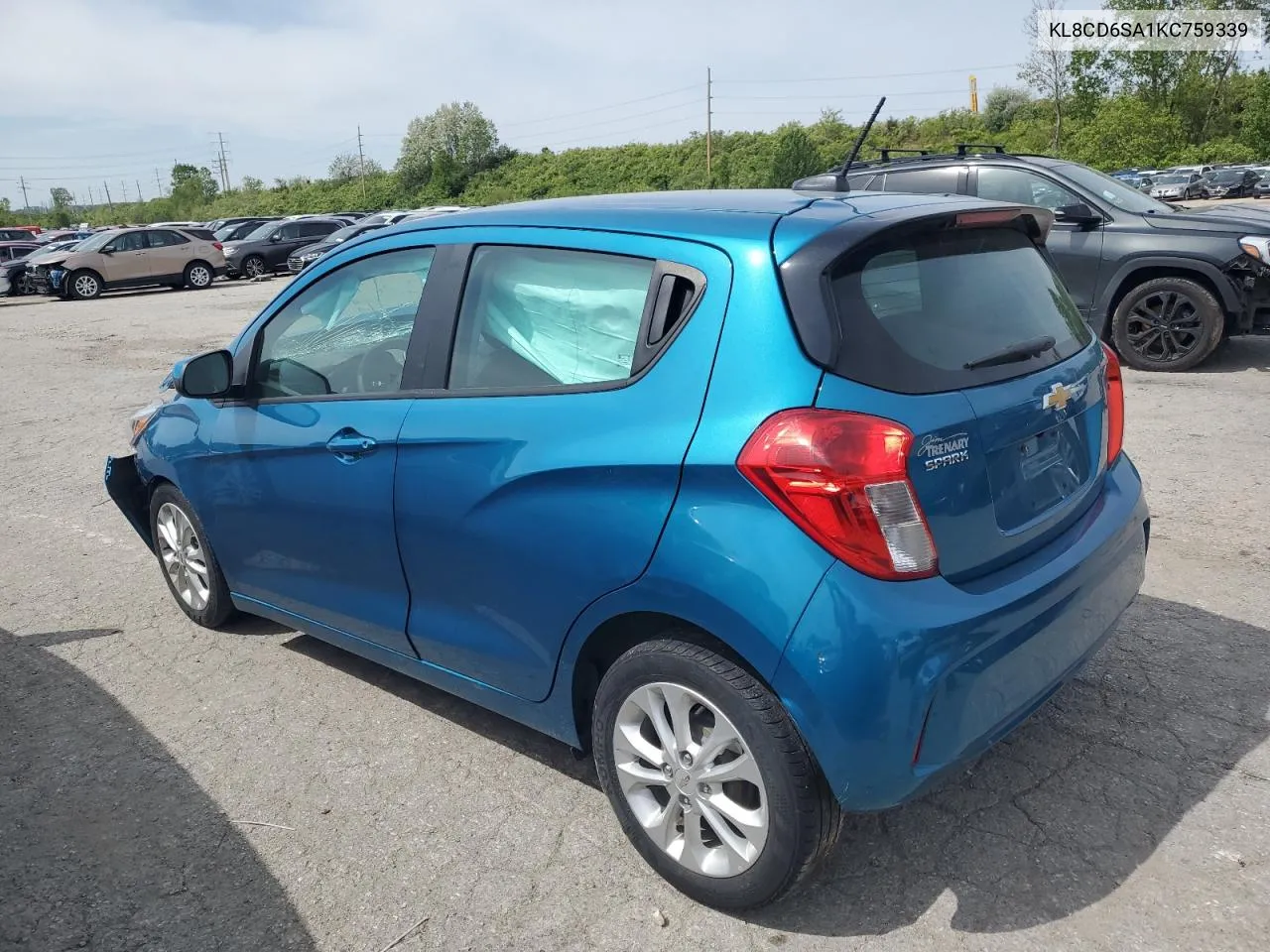 2019 Chevrolet Spark 1Lt VIN: KL8CD6SA1KC759339 Lot: 51943134