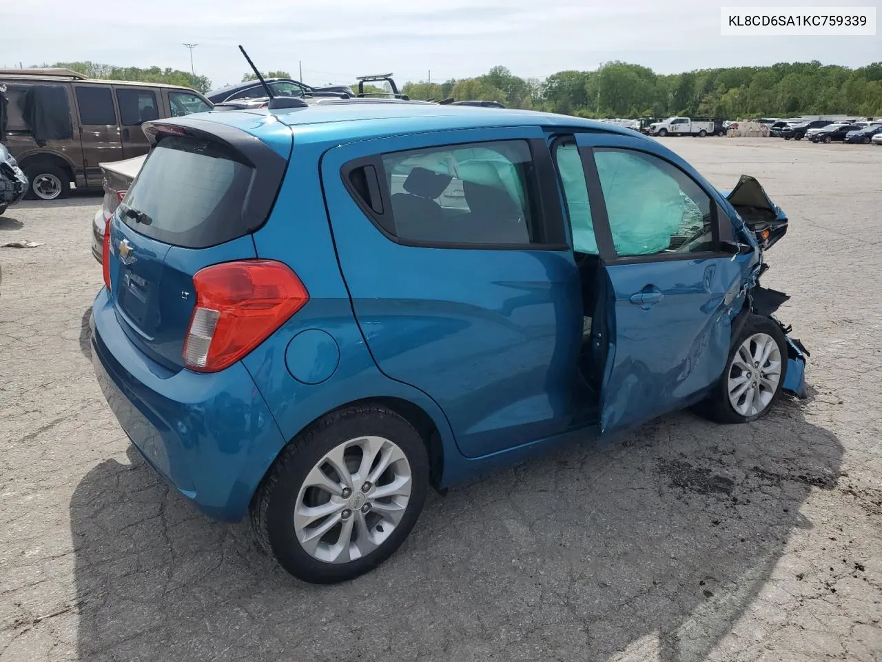 2019 Chevrolet Spark 1Lt VIN: KL8CD6SA1KC759339 Lot: 51943134