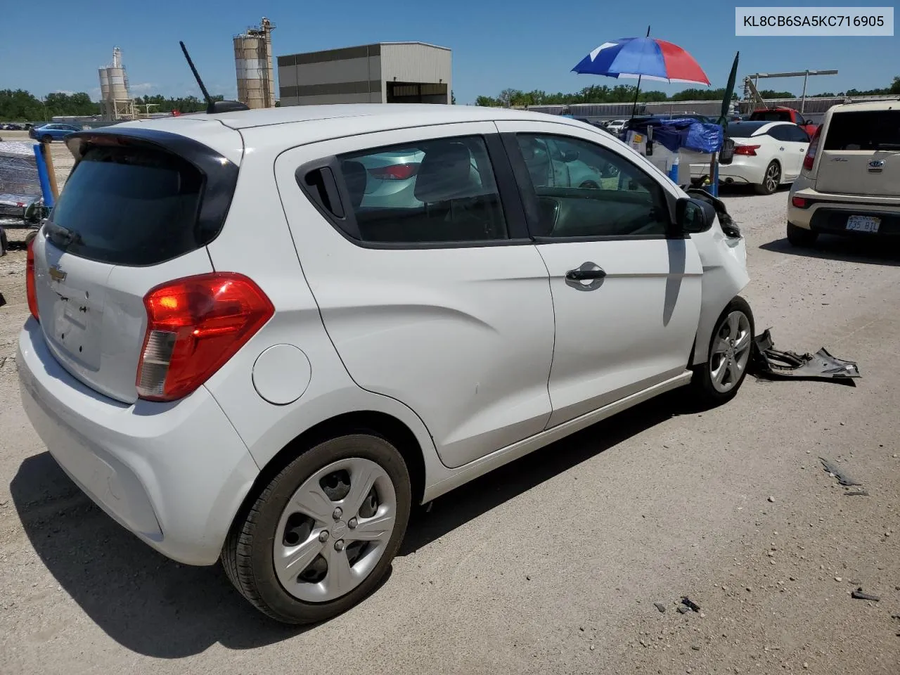 2019 Chevrolet Spark Ls VIN: KL8CB6SA5KC716905 Lot: 56569644