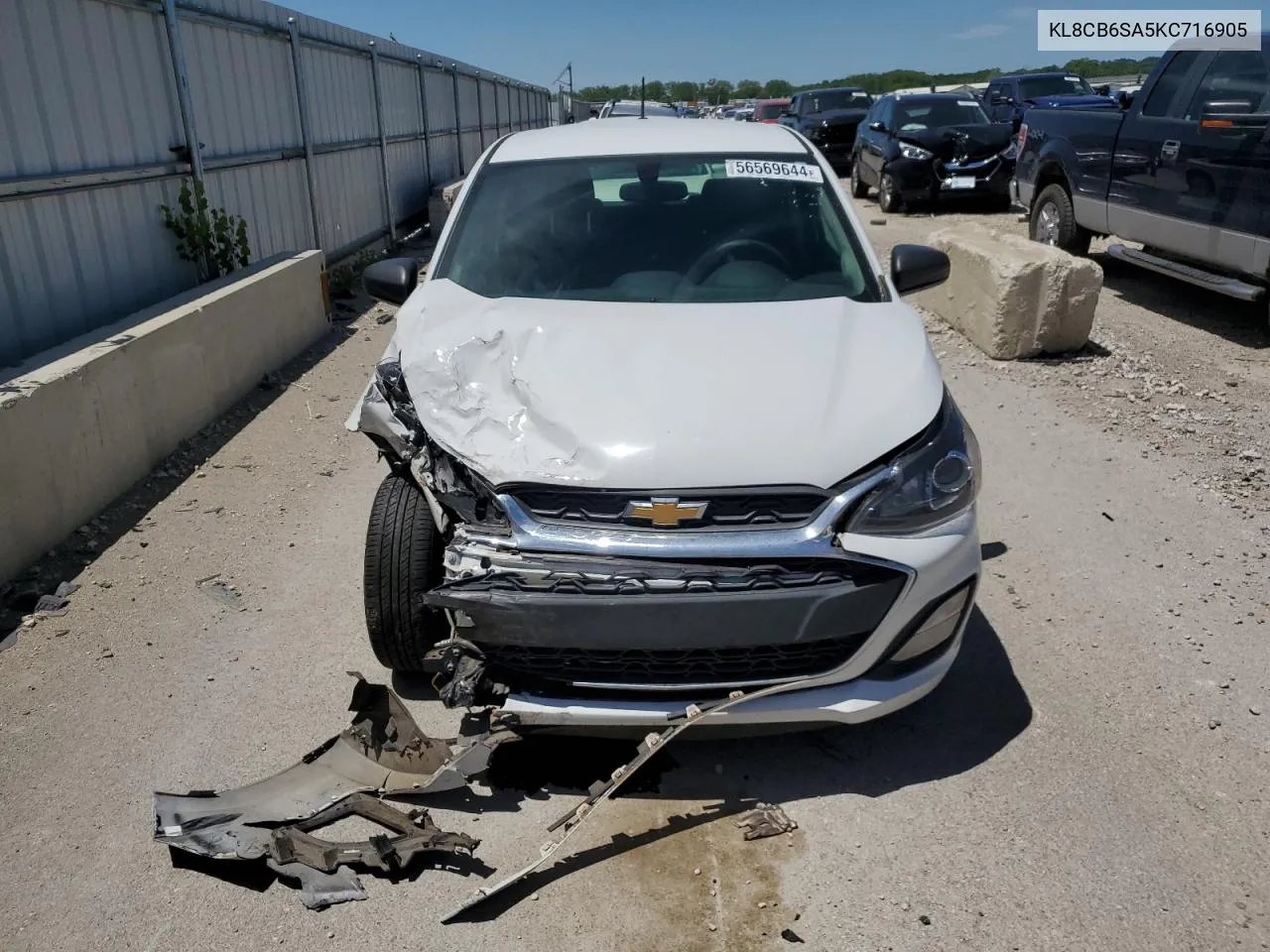 2019 Chevrolet Spark Ls VIN: KL8CB6SA5KC716905 Lot: 56569644