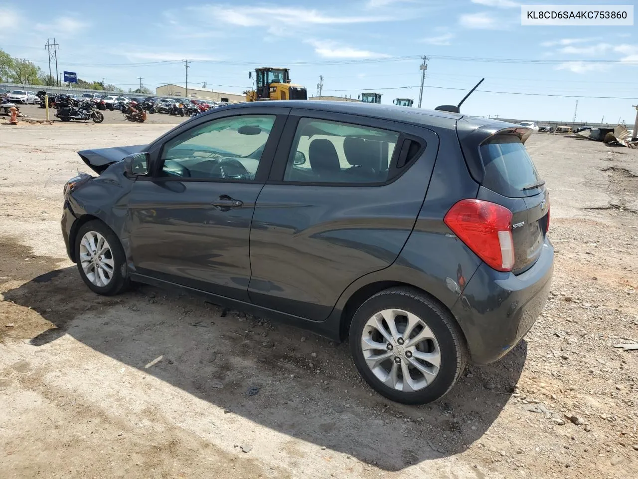 2019 Chevrolet Spark 1Lt VIN: KL8CD6SA4KC753860 Lot: 61146304