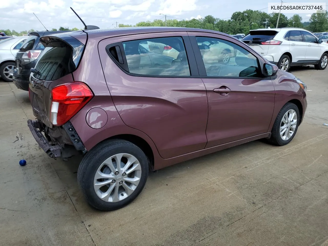 2019 Chevrolet Spark 1Lt VIN: KL8CD6SA0KC737445 Lot: 63298394