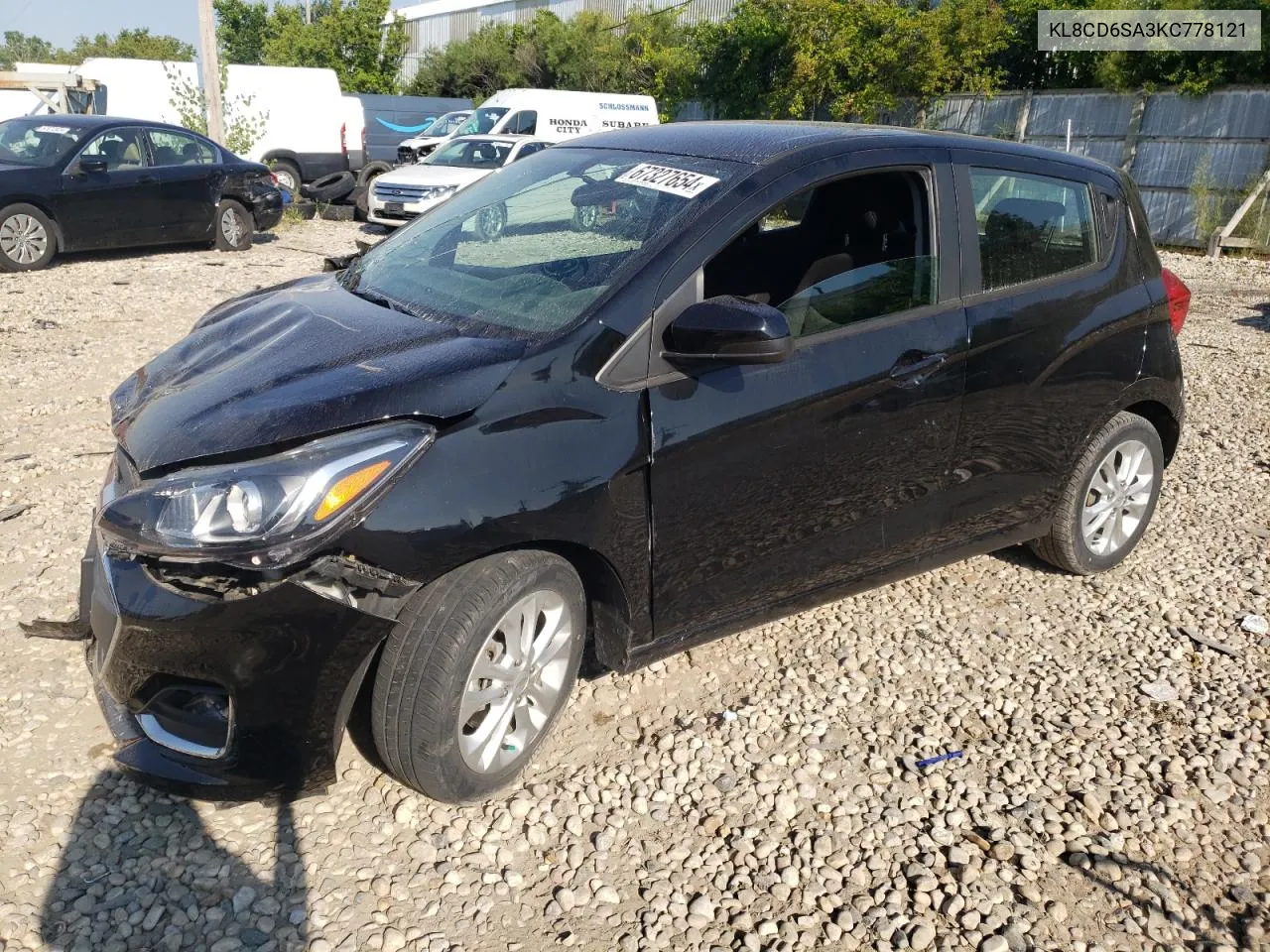 2019 Chevrolet Spark 1Lt VIN: KL8CD6SA3KC778121 Lot: 67327654