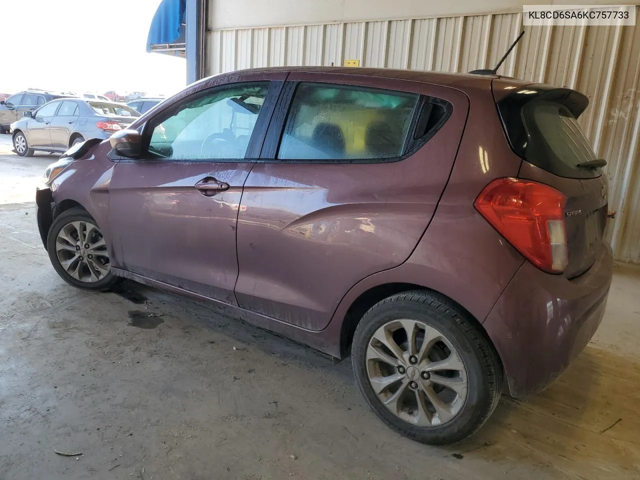 2019 Chevrolet Spark 1Lt VIN: KL8CD6SA6KC757733 Lot: 68716284