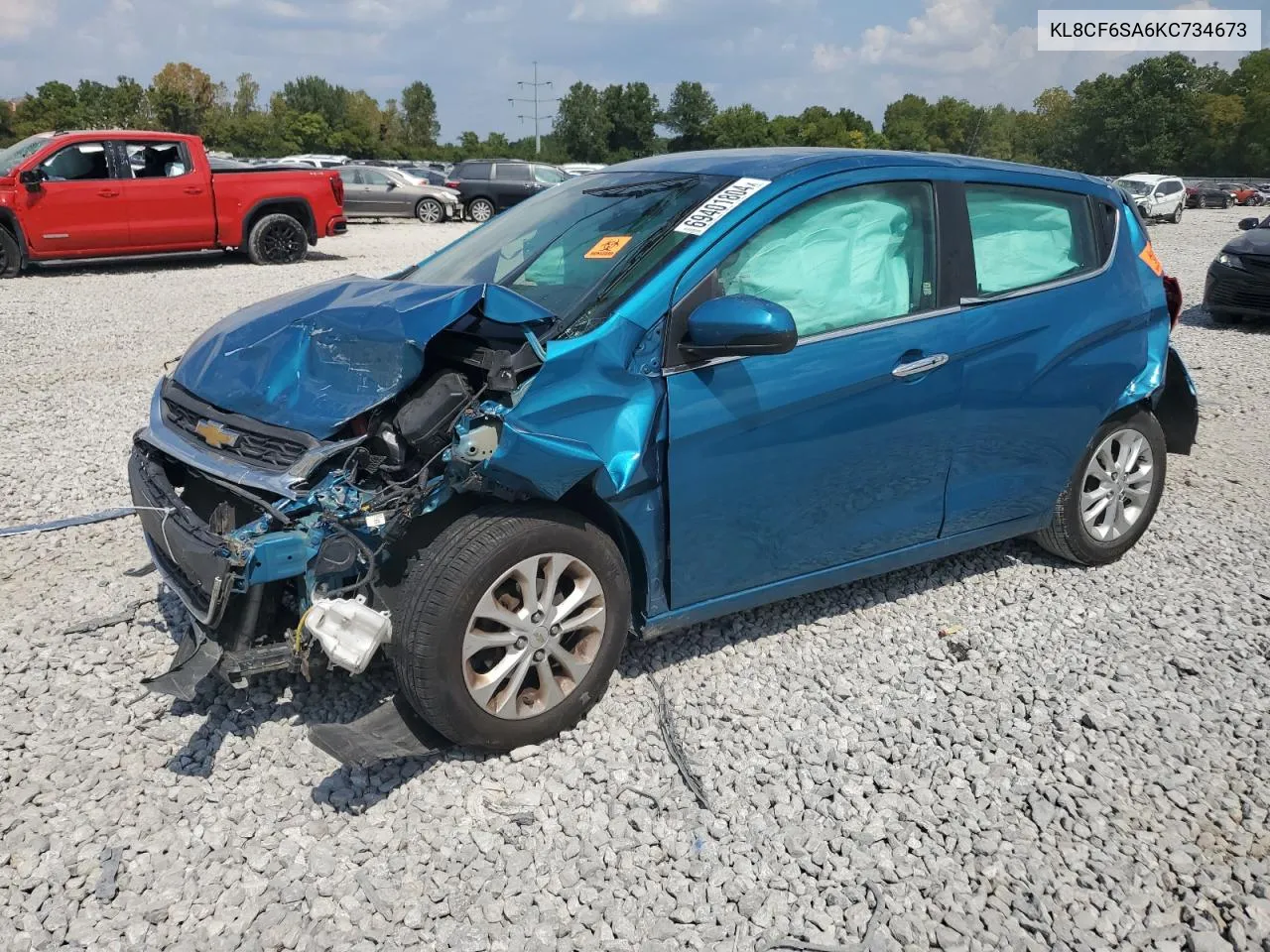 2019 Chevrolet Spark 2Lt VIN: KL8CF6SA6KC734673 Lot: 69401804