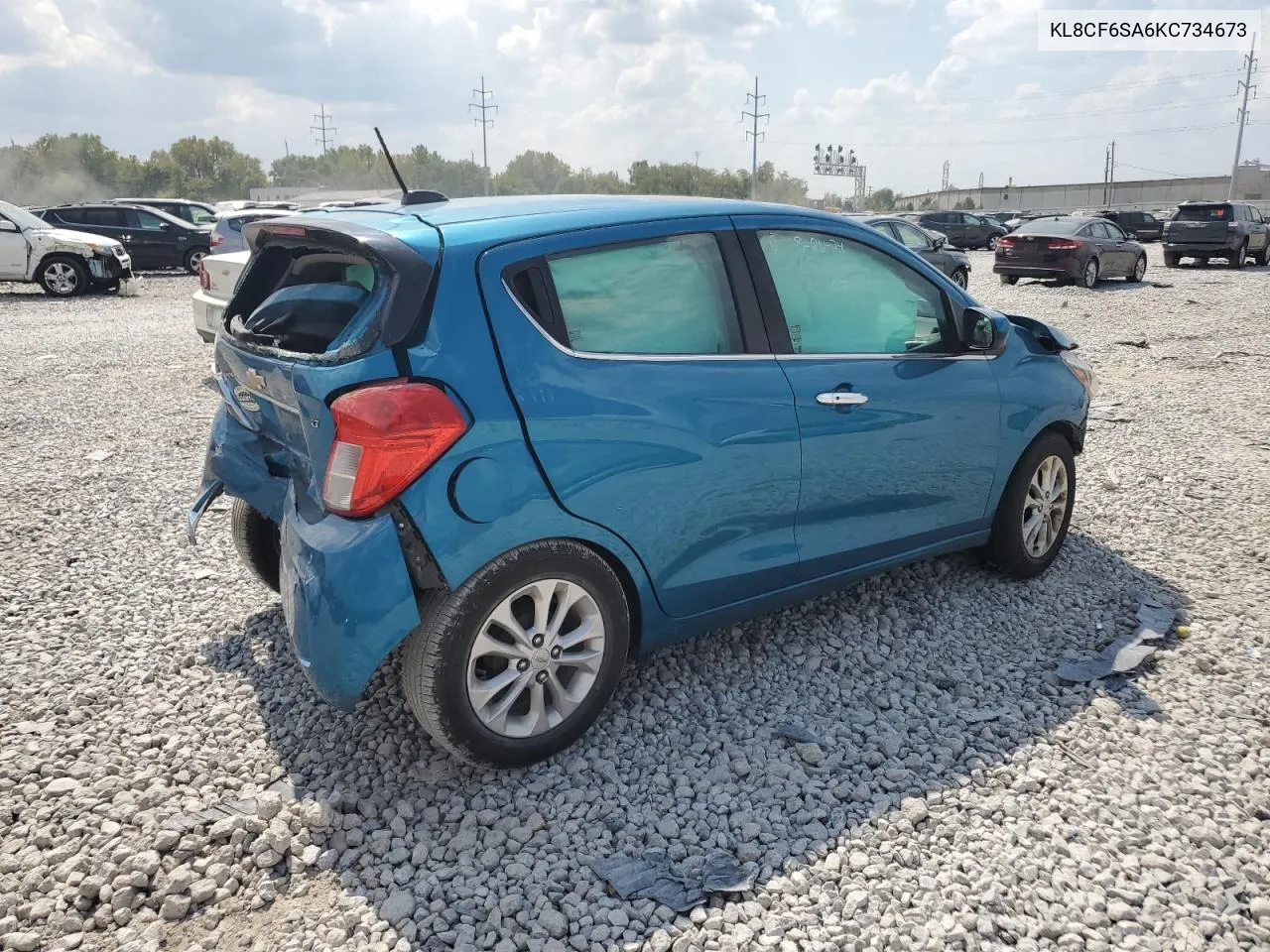 2019 Chevrolet Spark 2Lt VIN: KL8CF6SA6KC734673 Lot: 69401804