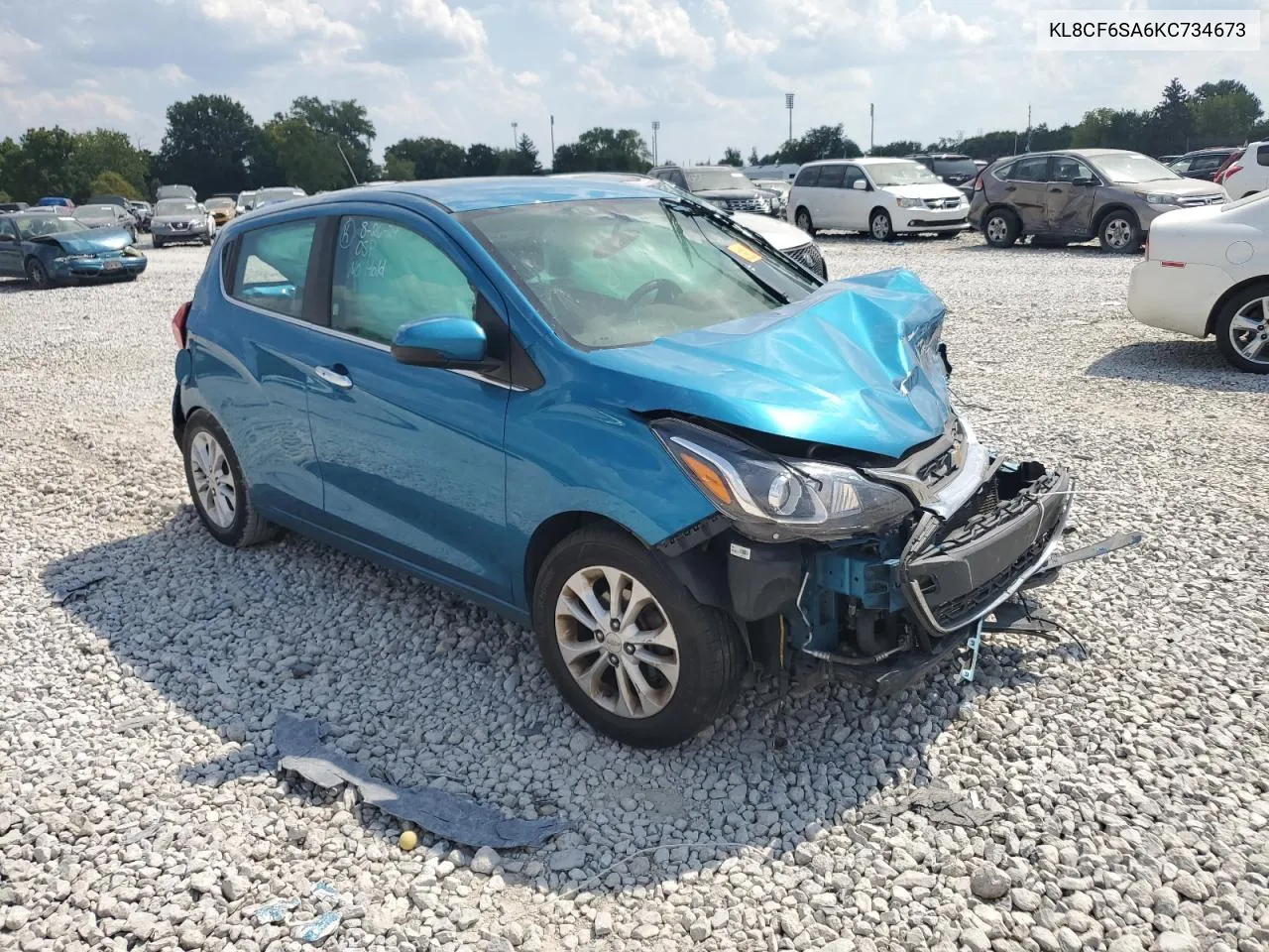 2019 Chevrolet Spark 2Lt VIN: KL8CF6SA6KC734673 Lot: 69401804